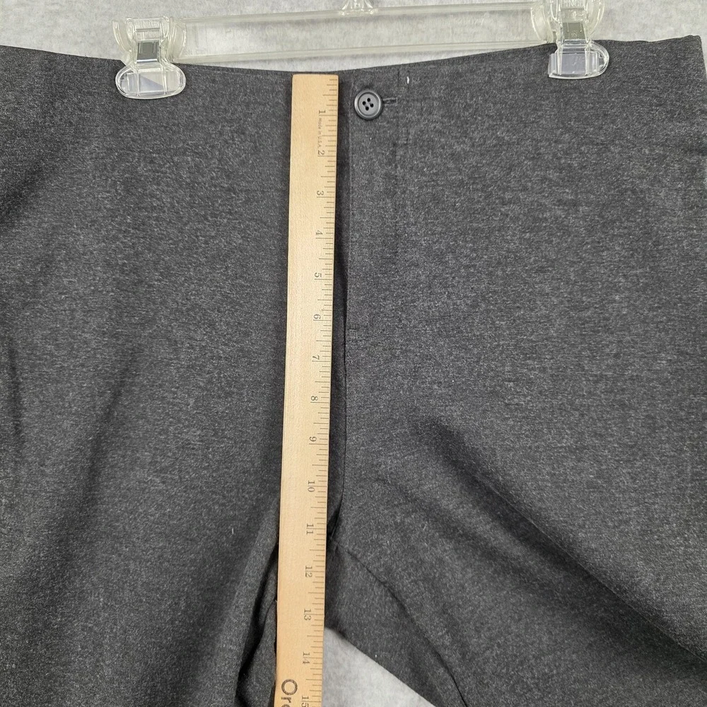 John Mark Pants Womens Large Gray Knit Ankle Slim Fit Stretch Pockets Casual - Picture 6 of 11